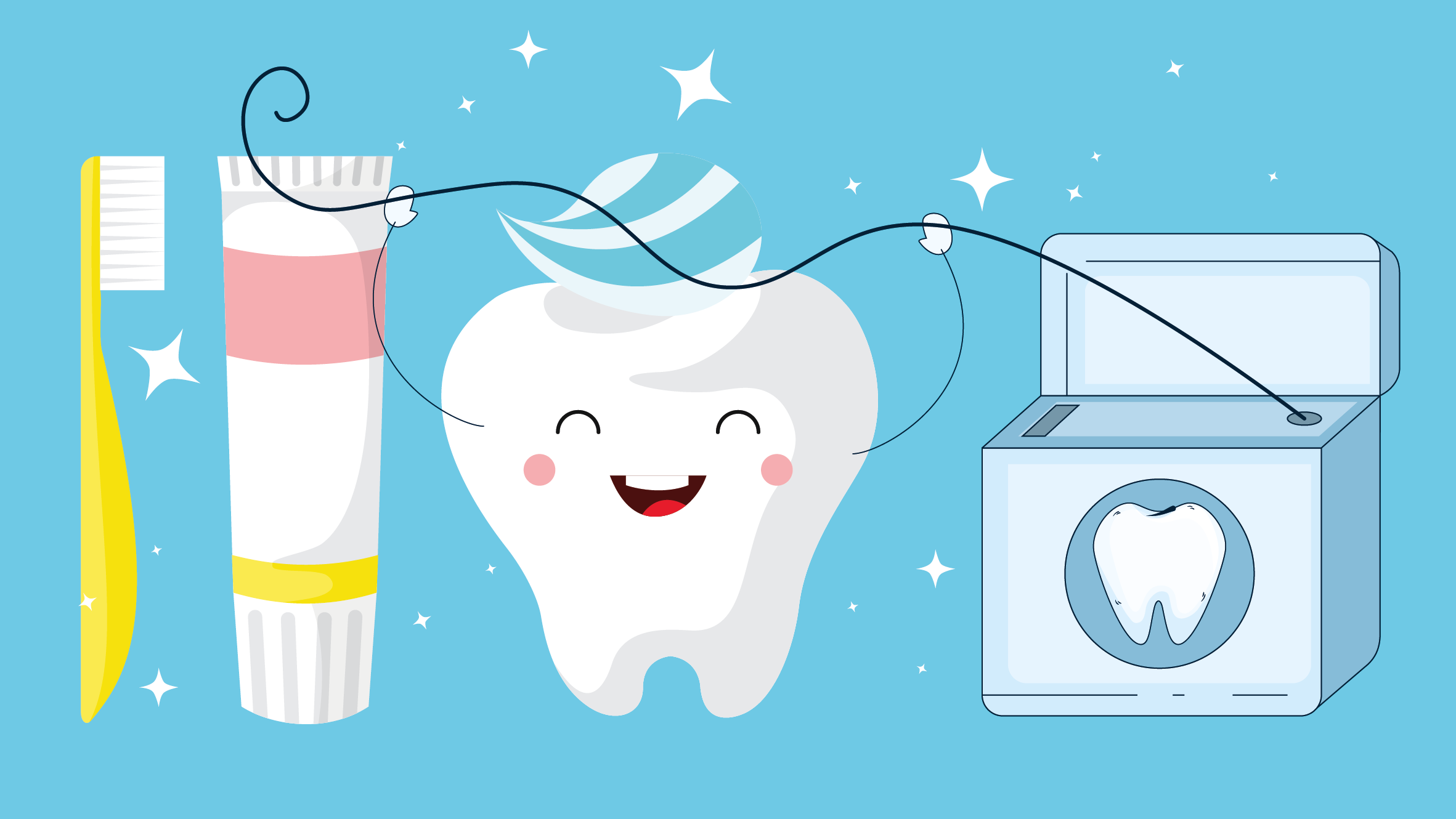 نخ دندان کشیدن کودک: چطور برای کودکان نخ دندان بکشیم؟